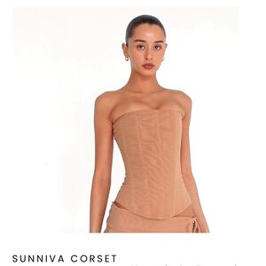 ARE YOU AM I Tan Corset
